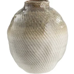 Vazen-Leen Bakker Vaas Bloesem - bruin keramiek - 30,5xØ26 cm