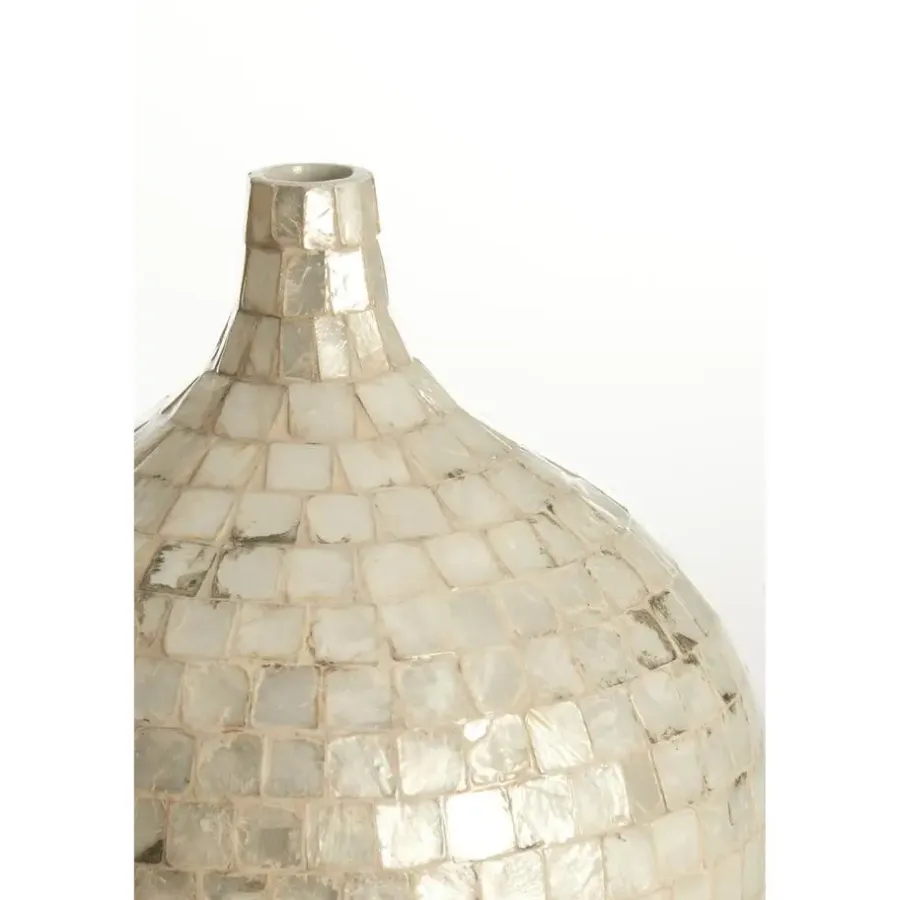 Light & Living Vaas Elorza - Crème - Ø28cm