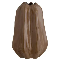 Vazen-Leen Bakker Vaas Fleurie - bruin - stoneware - 25,5x16,5x15 cm