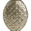 Leen Bakker Vaas Florence goudkleur metaal - 35x27,5x9 cm