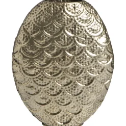 Leen Bakker Vaas Florence goudkleur metaal - 35x27,5x9 cm