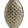 Leen Bakker Vaas Florence goudkleur metaal - 47,5x32,5x10,5 cm