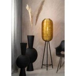 Vazen-Light & Living Vaas Kavandu - Zwart - 26x19x54cm