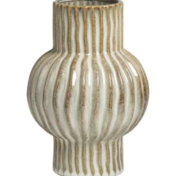 Vazen-Leen Bakker Vaas Oli - naturel - keramiek - 25xØ17,5 cm