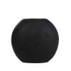 Light & Living Vaas Rayskin - Zwart - 49.5x20x45cm