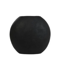 Light & Living Vaas Rayskin - Zwart - 49.5x20x45cm
