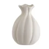 Leen Bakker Vaas Sereen - off-white - keramiek - 25,2xØ18,2 cm
