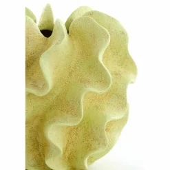 Vazen-Light & Living Vaas Sharuna - Crème groen - 26.5x26.5x25cm