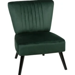 Fauteuils-Beliani VAASA - Fauteuil - Groen - Fluweel