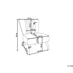 Fauteuils-Beliani VAASA - Fauteuil - Groen - Fluweel