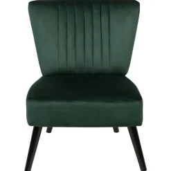 Fauteuils-Beliani VAASA - Fauteuil - Groen - Fluweel
