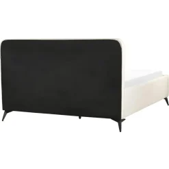 Beliani VALOGNES - Tweepersoonsbed - Beige - 160 x 200 cm - Corduroy