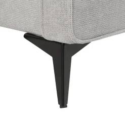 2-Persoons Bedden-Beliani VALOGNES - Tweepersoonsbed - Lichtgrijs - 180 x 200 cm - Corduroy