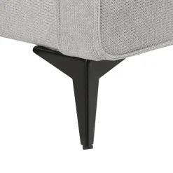 Beliani VALOGNES - Tweepersoonsbed - Lichtgrijs - 160 x 200 cm - Corduroy