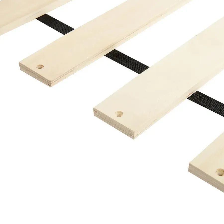Beliani VALOGNES - Tweepersoonsbed - Lichtgrijs - 160 x 200 cm - Corduroy