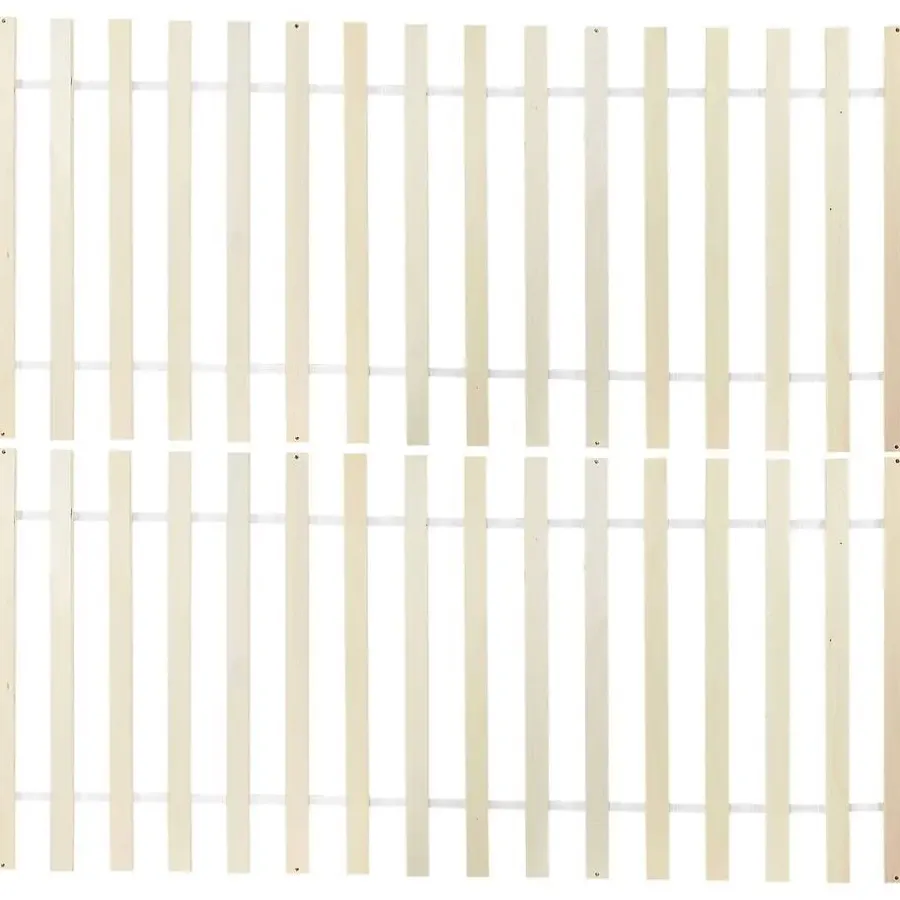 Beliani VANNES - Bed - Lichthout - 140 x 200 cm - Dennenhout