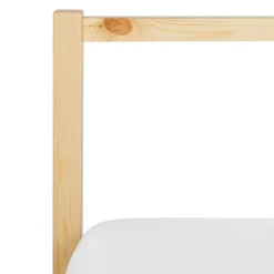 Beliani VANNES - Bed - Lichthout - 140 x 200 cm - Dennenhout