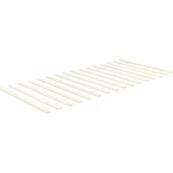 1-Persoons Bedden-Beliani VANNES - Bed - Lichthout - 90 x 200 cm - Dennenhout