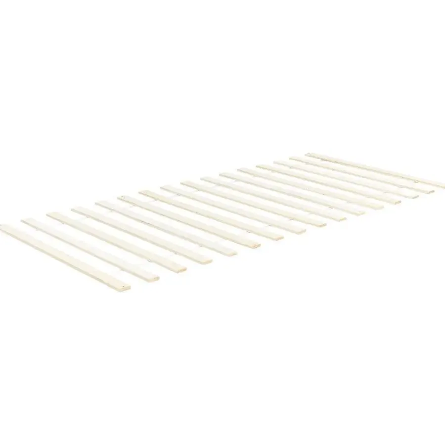 1-Persoons Bedden-Beliani VANNES - Bed - Lichthout - 90 x 200 cm - Dennenhout