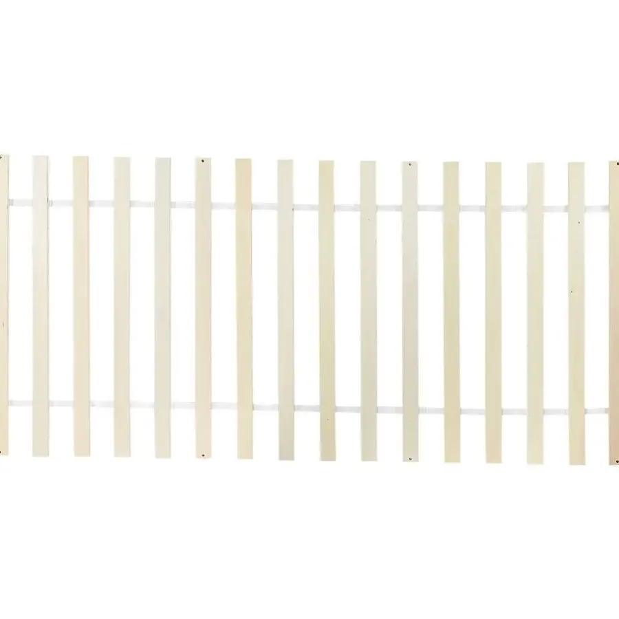 1-Persoons Bedden-Beliani VANNES - Bed - Lichthout - 90 x 200 cm - Dennenhout