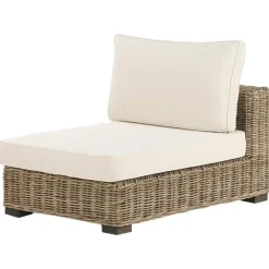 Loungesets-Leen Bakker VARALLO - Loungeset 4-zits - Gebroken wit - Rechtszijdig - Rotan