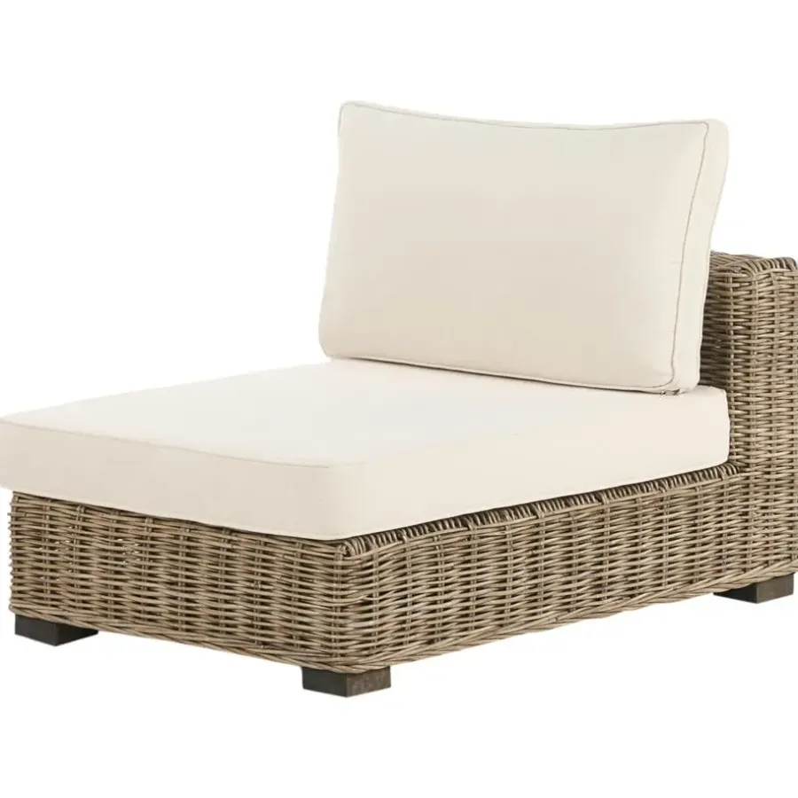 Loungesets-Leen Bakker VARALLO - Loungeset 4-zits - Gebroken wit - Rechtszijdig - Rotan