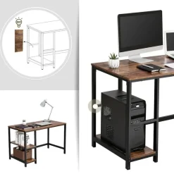 Bureaus-Vasagle Bureau - Werktafel - Vintage Tafel