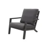 Tuinstoelen-Van der Garde Tuinmeubelen - Premium VDG Atlanta loungestoel - Antraciet