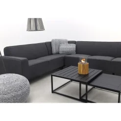 Loungesets-ZITT Outdoor VDG Boavista/Royalty Sunbrella loungeset - Sooty - 5-delig