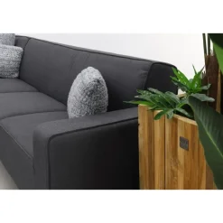 Loungesets-ZITT Outdoor VDG Boavista/Royalty Sunbrella loungeset - Sooty - 5-delig