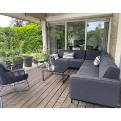 Loungesets-ZITT Outdoor VDG Boavista/Royalty Sunbrella loungeset - Sooty - 5-delig