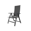Tuinstoelen-Van der Garde Tuinmeubelen - Premium VDG Corsica verstelbare tuinstoel - Antraciet
