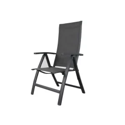Tuinstoelen-Van der Garde Tuinmeubelen - Premium VDG Corsica verstelbare tuinstoel - Antraciet