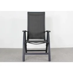 Tuinstoelen-Van der Garde Tuinmeubelen - Premium VDG Corsica verstelbare tuinstoel - Antraciet