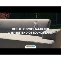 Van der Garde Tuinmeubelen - Premium VDG Malaga/Mindo - hoekbank loungeset chaise longue - green