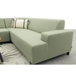 Van der Garde Tuinmeubelen - Premium VDG Malaga/Mindo - hoekbank loungeset chaise longue - green