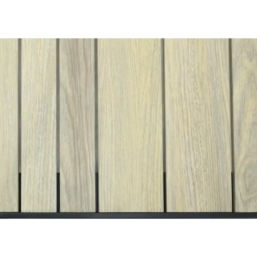 Van der Garde Tuinmeubelen - Premium VDG Nola tuintafel 90x90 cm. - Antraciet/Houtlook
