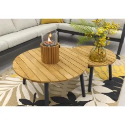 Loungesets-Van der Garde Tuinmeubelen - Premium VDG Santos/Mindo loungeset - loungebank - antraciet