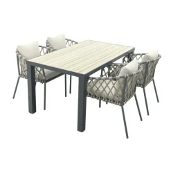 Van der Garde Tuinmeubelen - Premium VDG Sara/Nola tuinset 160x90 cm