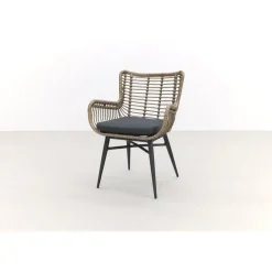 Tuinstoelen-Van der Garde Tuinmeubelen - Premium VDG Set van 4 - Jasmine dining tuinstoel - Naturel