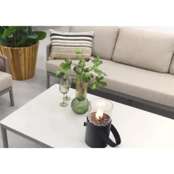Van der Garde Tuinmeubelen - Premium VDG Sierra hoek loungeset + loungestoel - Naturel/Grijs