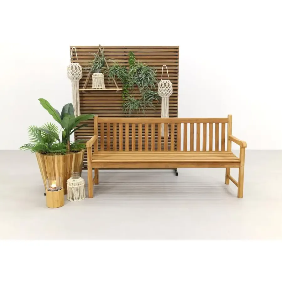 Tuinbanken-Livingfurn VDG Teak houten tuinbank Bison - 180 cm