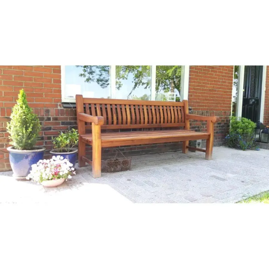 Tuinbanken-Livingfurn VDG Teakhouten tuinbank Patrick XL - 200 cm