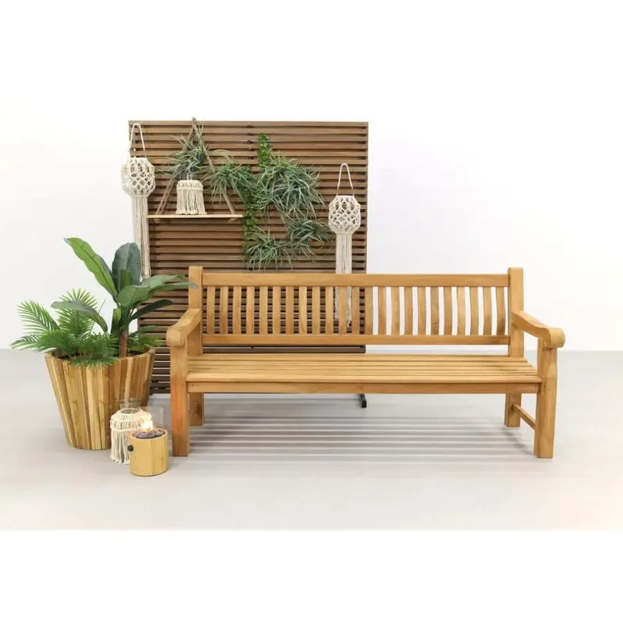 Tuinbanken-Livingfurn VDG Teakhouten tuinbank Patrick XL - 200 cm