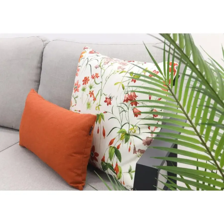 Loungesets-Van der Garde Tuinmeubelen - Premium VDG Viento/Darwin lounge-/diningset (4-delig) - Royal Grey/Antraciet