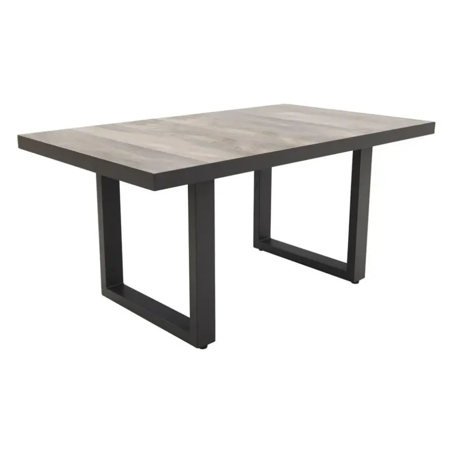Loungesets-Van der Garde Tuinmeubelen - Premium VDG Viento/Darwin lounge-/diningset (4-delig) - Royal Grey/Antraciet