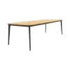 Tuintafels-Van der Garde Tuinmeubelen - Premium Vdgarde Premium Alaska tuintafel - teak/alu - antraciet - 270x100 cm
