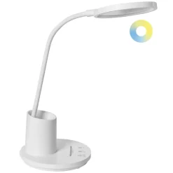 Bureaulampen|Bureaulampen-Leen Bakker VELA - Bureaulamp LED - Wit - Synthetisch materiaal