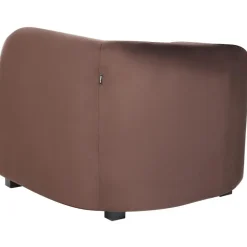Leen Bakker VELTADA - Fauteuil - Bruin - Fluweel