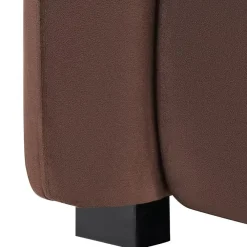 Leen Bakker VELTADA - Fauteuil - Bruin - Fluweel